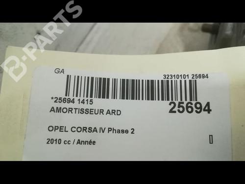 Right rear shock absorber OPEL CORSA D (S07) 1.0 (L08, L68) | BP9592239M19 