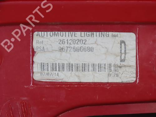 Right taillight PEUGEOT 5008 (0U_, 0E_) 1.6 HDi | BP28969557C35 