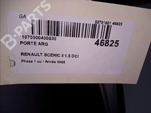 Left rear door RENAULT SCÉNIC II (JM0/1_) 1.5 dCi (JM02, JM13) | BP11976511C4 