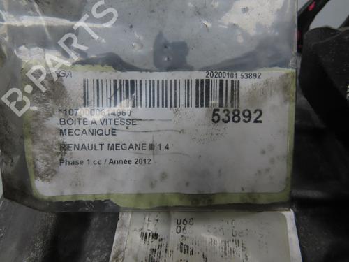 Gearkasse RENAULT MEGANE III Hatchback (BZ0/1_, B3_) 1.2 TCe (BZ2B, BZ11) (116 hp) 28829466