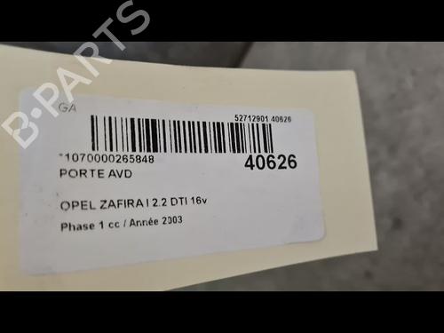 right-front-door-opel-zafira-a-mpv-t98-22-dti-16v-f75-13189980-1999-2000-2001-2002-2003-2004-2005-2006-9612231 main image