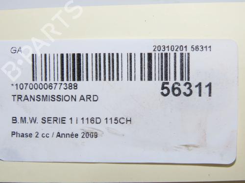 Right rear driveshaft BMW 1 (E87) 116 d | BP32377318M41