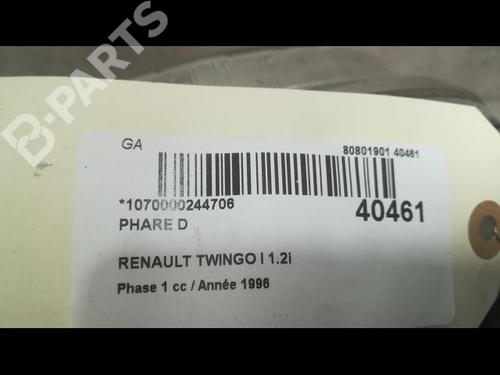 Right headlight RENAULT TWINGO I (C06_) 1.2 (C063, C064) | BP9609089C29 