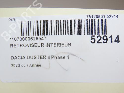 Espejo interior DACIA DUSTER (HM_) 1.3 TCe 150 (HMM3) | BP28802217I6 - Image 2