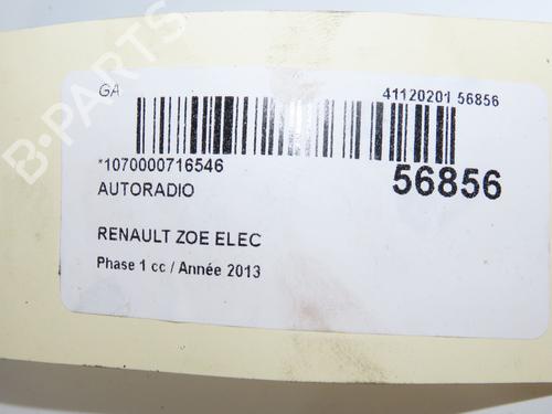 Used Radio Radio RENAULT ZOE (BFM_) ZOE (88 hp) 34048954 34048954