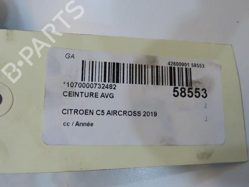 Front left seatbelt CITROËN C5 AIRCROSS (A_) 1.2 PureTech 130 (ARHNSJ) | BP36510972I26 - Image 2