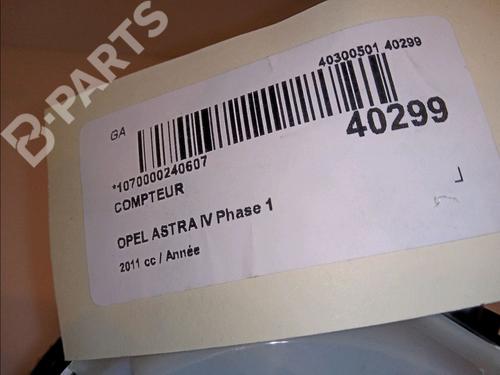 Instrument cluster OPEL ASTRA J (P10) 1.7 CDTI (68) | BP11921406C47 