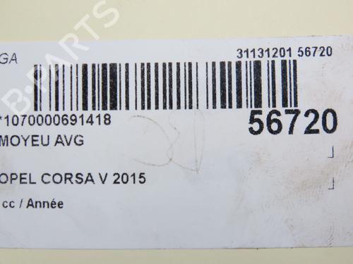 Used Right front steering knuckle OPEL CORSA D (S07) 1.2 (L08, L68) (86 hp) 30978833