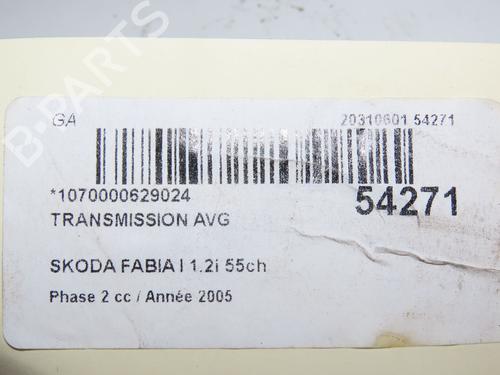 Left front driveshaft SKODA FABIA I (6Y2) 1.2 | BP29379896M38 