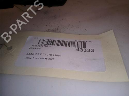 Left headlight SAAB 9-3 Estate (E50) 1.9 TiD | BP15492317C28 