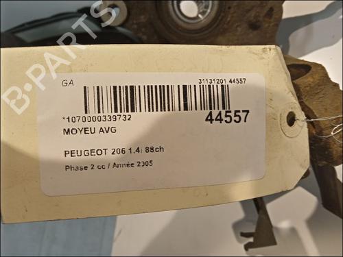 Used Right front steering knuckle PEUGEOT 206 Hatchback (2A/C) 1.4 16V (88 hp) 14876277