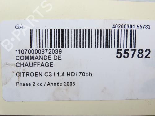 Used Climate control CITROËN C3 I (FC_, FN_) 1.4 HDi (68 hp) 30630864