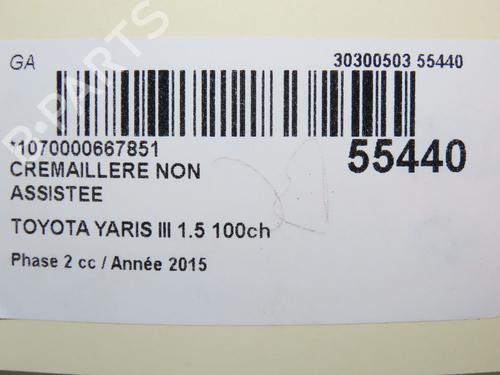 Used Steering rack TOYOTA YARIS (_P13_) 1.5 Hybrid (NHP130_) (101 hp) 30893426