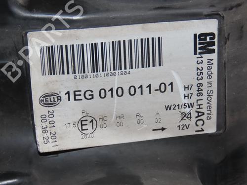 Left headlight OPEL ASTRA J Sports Tourer (P10) 1.7 CDTI (35) | BP17488366C28 