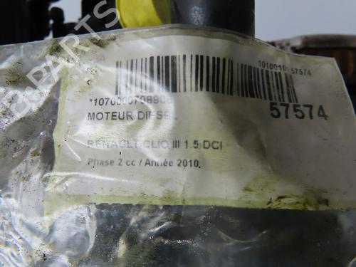 Engine RENAULT CLIO III (BR0/1, CR0/1) 1.5 dCi (C/BR0G, C/BR1G) | BP33998680M1 - Image 6