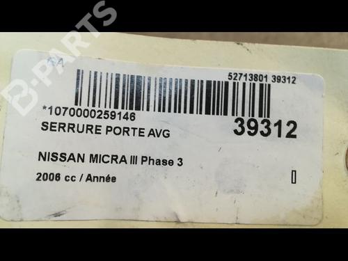 Front left lock NISSAN MICRA III (K12) 1.4 16V | BP9610828C98 