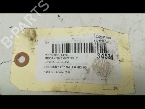 Used Front left window mechanism PEUGEOT 207 SW (WK_) 1.6 HDi (90 hp) 23175777