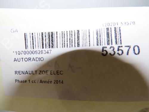 Radio RENAULT ZOE (BFM_) ZOE | BP39732811E6 - Image 4