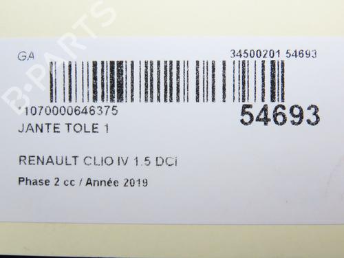 Fælk RENAULT CLIO IV (BH_) 1.5 dCi 90 (90 hp) 30333616