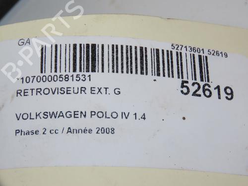 Left mirror VW POLO IV (9N_, 9A_) 1.4 TDI | BP28968753C26 