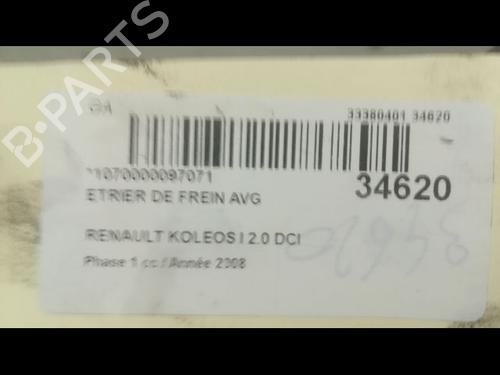 Used Left front brake caliper Left front brake caliper RENAULT KOLEOS I (HY_) 2.0 dCi 4x4 (HY0K) (150 hp) 14878071 14878071