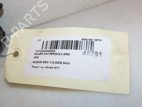 Used Left front fog light SUZUKI SX4 (EY, GY) 1.6 DDIS (RW416D) (90 hp) 16758183