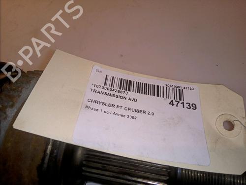 Right front driveshaft CHRYSLER PT CRUISER (PT_) 2.0 | BP23172777M39 