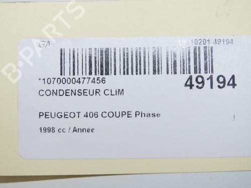 Used Heater matrix PEUGEOT 406 Coupe (8C) 3.0 V6 24V (190 hp) 31242458