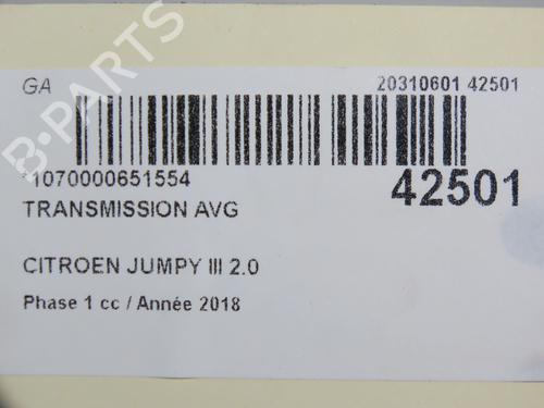 transmision-delantera-izquierda-citroen-jumpy-iii-van-v_-2016-30291348 main image