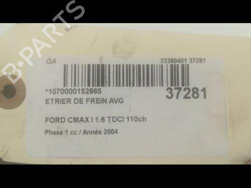 Used Left front brake caliper FORD FOCUS C-MAX (DM2) 1.6 TDCi (109 hp) 14878190