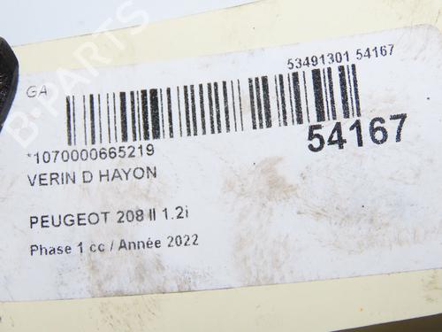 Heckklappendämpfer für PEUGEOT 208 II (UB_, UP_, UW_, UJ_) 1.2 PureTech 100 (101 hp) 31274443