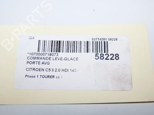 Left front window switch CITROËN C5 III Break (RW_) 2.0 HDi 140 | BP33770452I27 - Image 3