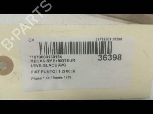 Used Front left window mechanism FIAT PUNTO (176_) 60 1.2 (176AP, 176AR, 176AQ, 176BB) (60 hp) 9599665