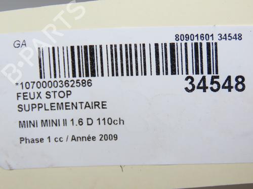 Used Third brake light Third brake light MINI MINI (R56) Cooper D (109 hp) 30117122 30117122