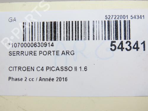 Rear left lock CITROËN C4 Picasso II 1.6 BlueHDi 120 | BP28832010C100 