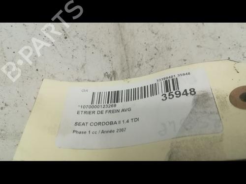 Left front brake caliper SEAT CORDOBA (6L2) 1.4 TDI | BP14878133M105 