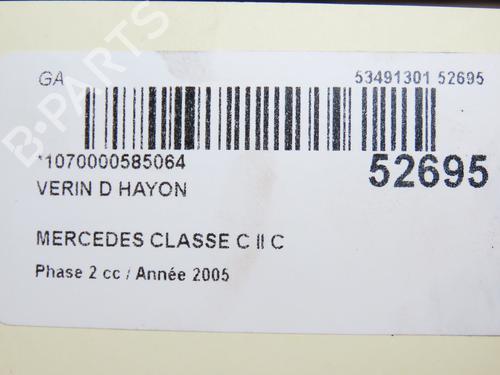 Gassdemper Bakluke MERCEDES-BENZ C-CLASS Coupe (CL203) C 220 CDI (203.708) | BP28969297C138 