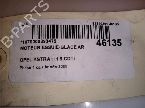 Used Rear wiper motor OPEL ASTRA H GTC (A04) 1.9 CDTI (L08) (120 hp) 11921522