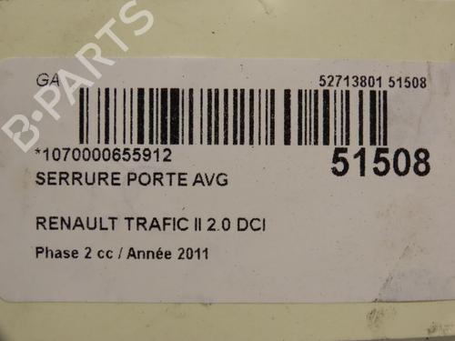 Front left lock RENAULT TRAFIC II Van (FL) 2.0 dCi 90 (FL0H, FL00, FL01, FL0M, FL0P, FL0S) | BP29128793C98 