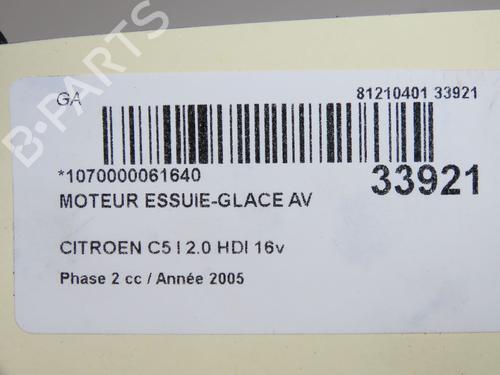 Used Front wiper motor Front wiper motor CITROËN C5 II (RC_) 2.0 HDi (RCRHRH) (136 hp) 9595056 9595056