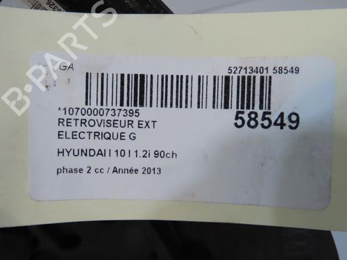 Bakspejl venstre Bakspejl venstre SEAT TOLEDO II (1M2) 1.9 TDI (110 hp) 36511030 36511030
