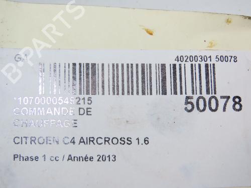 Climate control CITROËN C4 AIRCROSS 1.6 HDi 115 | BP29294181I5 