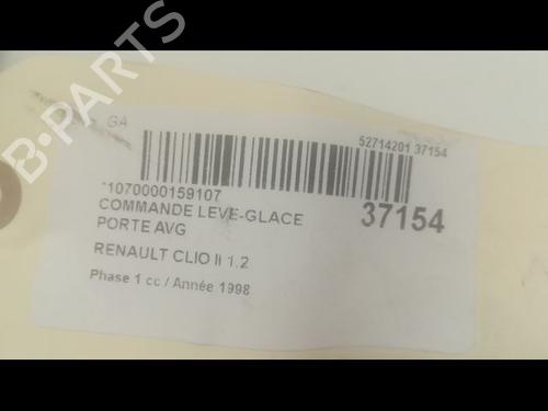 Used Left front window switch RENAULT CLIO II (BB_, CB_) 1.2 (BB0A, BB0F, BB10, BB1K, BB28, BB2D, BB2H, CB0A,... (58 hp) 9601196