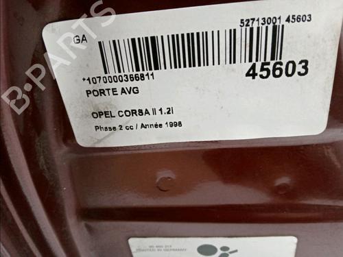 Used Left front door Left front door OPEL CORSA B (S93) 1.2 i 16V (F08, F68, M68) (65 hp) 11102530 11102530