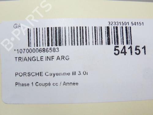 Used Left rear suspension arm PORSCHE CAYENNE (9YA) 3.0 E-Hybrid AWD (9YAAE1) (462 hp) 30740775