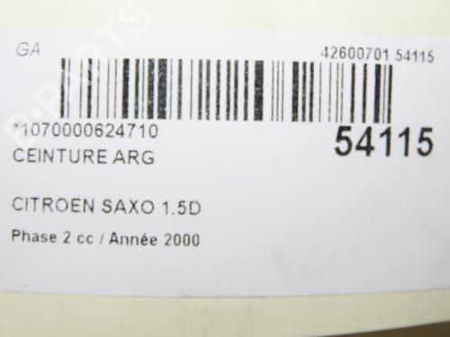 Rear left belt tensioner CITROËN SAXO (S0, S1) 1.5 D | BP28968179C89 