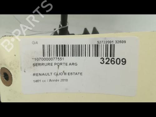 Used Rear left lock RENAULT CLIO III Grandtour (KR0/1_) 1.5 dCi (KR0F) (86 hp) 9596158