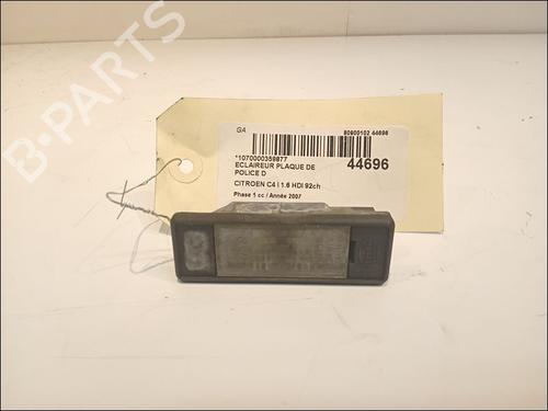 Used Licence plate light Licence plate light CITROËN C4 I (LC_) 1.6 HDi (90 hp) 14880634 14880634