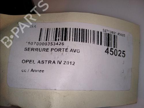 Used Front left lock Front left lock OPEL ASTRA J (P10) 1.4 Turbo (68) (120 hp) 11921461 11921461