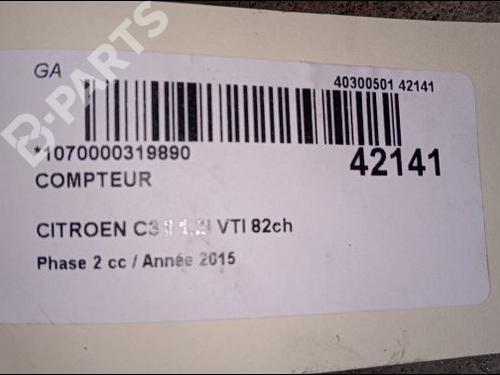 Instrument cluster CITROËN C3 II (SC_) 1.2 VTi 82 | BP9618246C47 